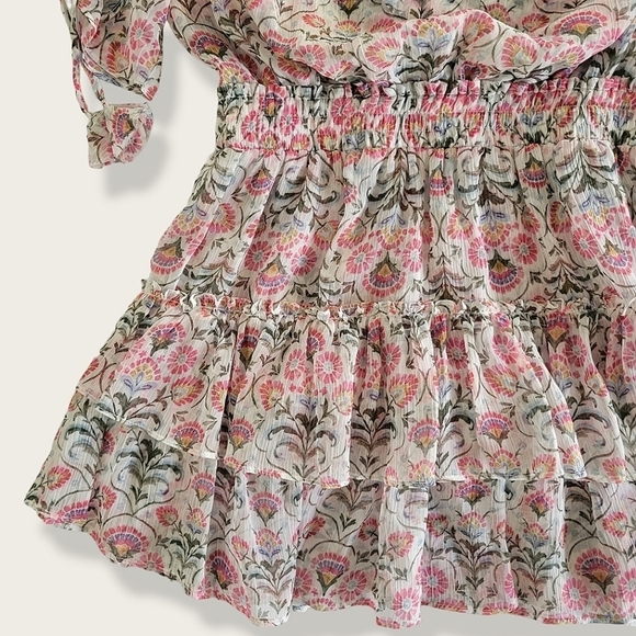 MISA Los Angeles Becca Dress in Sumerset Stencil Medium Becca Mini Dress - Picture 8 of 12